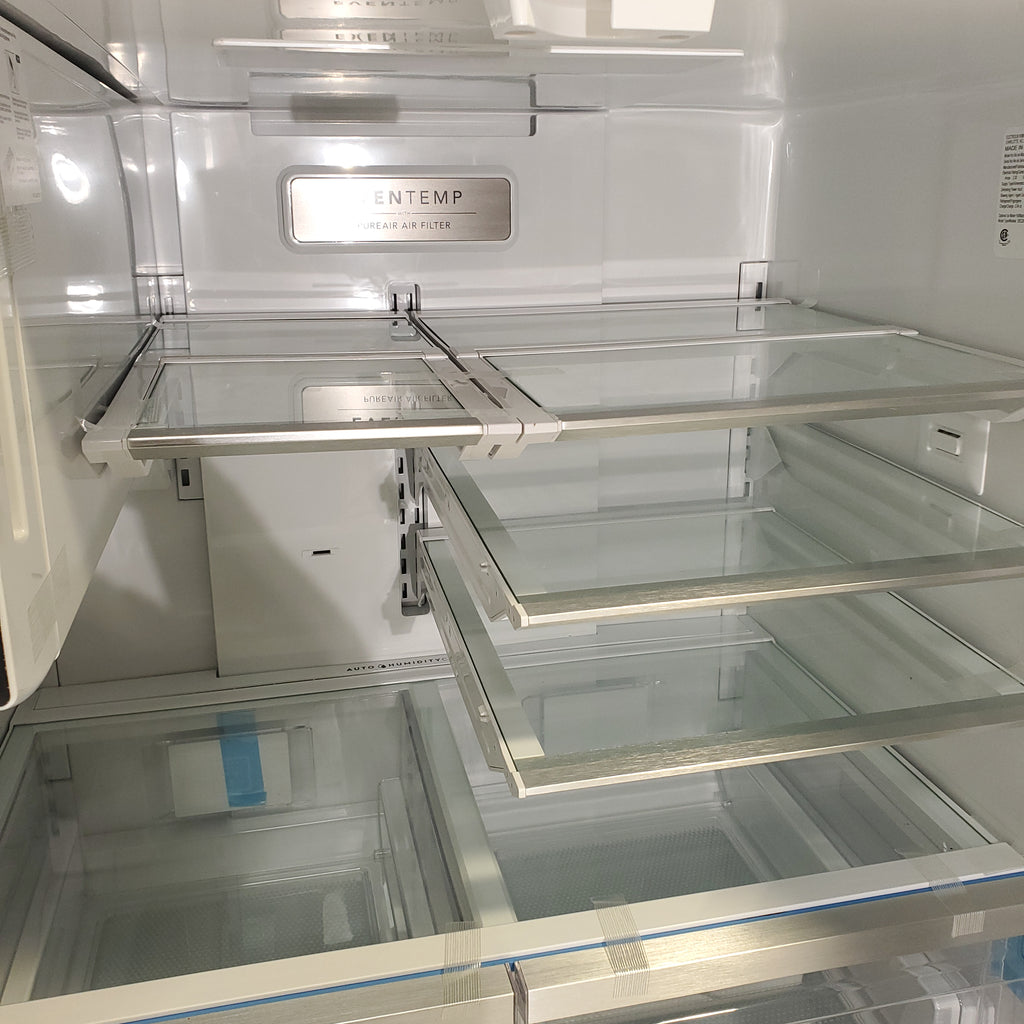 Pictures of Smudge-Proof Stainless Steel ENERGY STAR Frigidaire Gallery 27.8 cu. ft. 3 Door French Door Refrigerator with Dual Ice Maker- Scratch & Dent - Minor - Neu Appliance Outlet - Discount Appliance Outlet in Austin, Tx