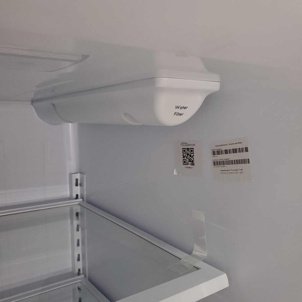 Pictures of Stainless Kenmore 25.5-cu ft French Door ENERGY STAR Refrigerator with Ice Maker, Water and Ice Dispenser - Scratch & Dent - Minor - Neu Appliance Outlet - Discount Appliance Outlet in Austin, Tx