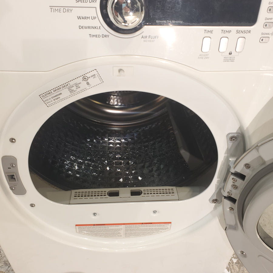24" Wide Compact GE 4.0 cu.ft. Capacity Electric Dryer with Durable Stainless Steel Drum -  Certified Refurbished