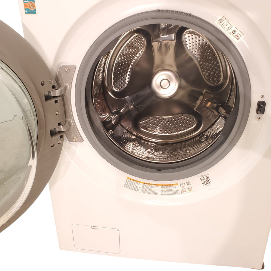 White LG Wash Tower Single Unit Front Load with Center Control™ 4.5 cu. ft. Washer and 7.4 cu. ft. Electric Dryer - Scratch & Dent - Minor