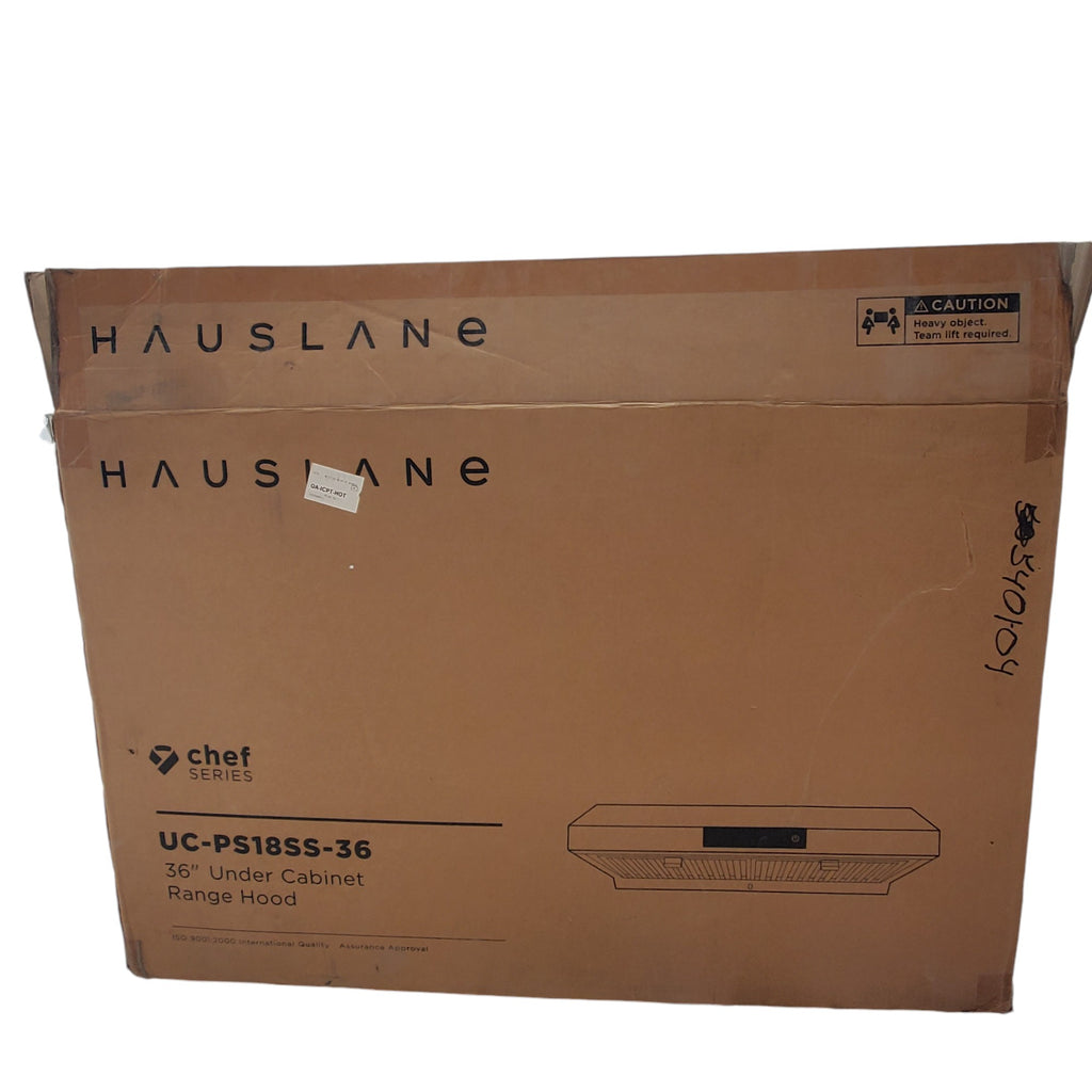 OPEN BOX 36 Inch Under Cabinet Range Hood – 500 CFM, Stainless Steel, Push Button