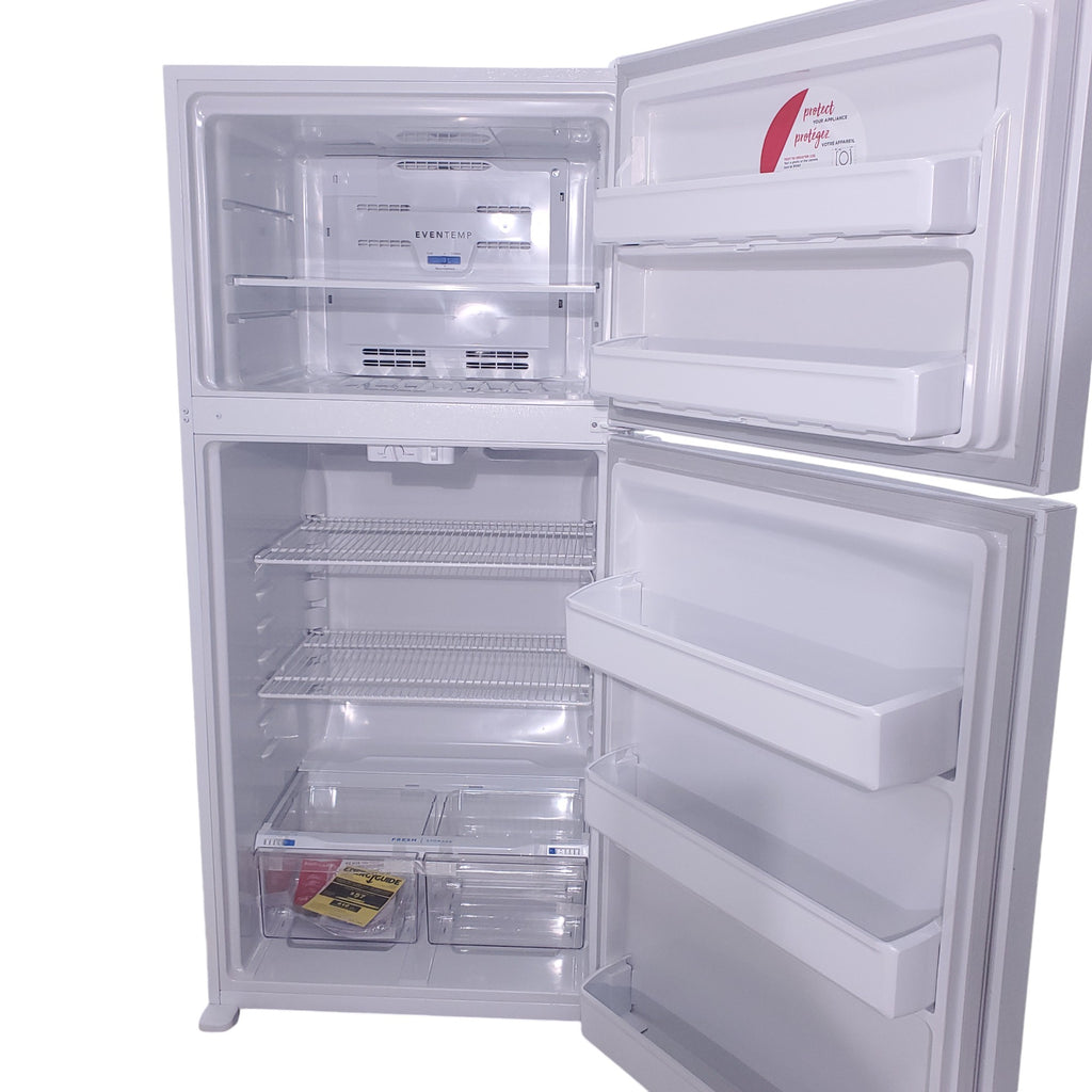 Pictures of White Frigidaire 18.3 cu. ft. Top Freezer Refrigerator with Garage-Ready Design - Scratch & Dent - Minor - Neu Appliance Outlet - Discount Appliance Outlet in Austin, Tx