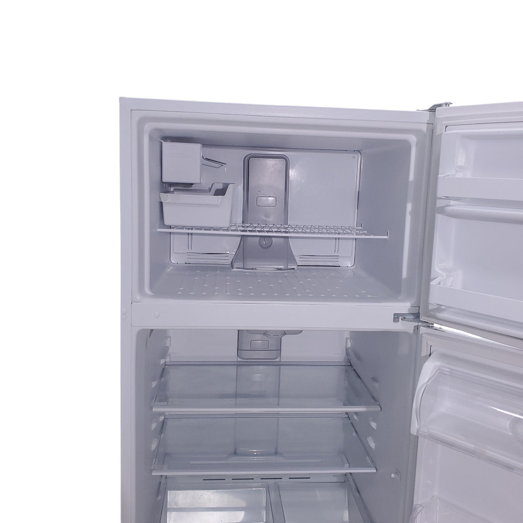 Pictures of 33" Wide Whirlpool Top Freezer 20.5 cu ft Refrigerator with Ice Maker and Frameless Glass Shelves and Flexi-Slide Bin - Certified Refurbished - Neu Appliance Outlet - Discount Appliance Outlet in Austin, Tx