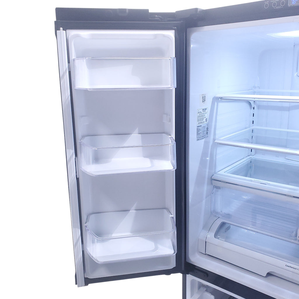 Pictures of Black Samsung ENERGY STAR 25.5 cu ft French Door Refrigerator with Twin Cooling Plus and High-intensive LED Lighting - Certified Refurbished - Neu Appliance Outlet - Discount Appliance Outlet in Austin, Tx