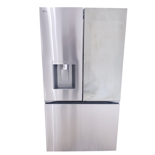 LG Stainless Steel ENERGY STAR 26 cu. ft. Smart Mirror InstaView® Counter-Depth MAX™ French Door Refrigerator with Four Types of Ice - Open Box