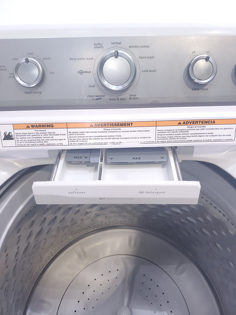 Pictures of Neu Elite Maytag Bravos High Capacity 4.3 cu. ft. Impeller Top Load HE Washing Machine With Extra Water Cycle / Option - Certified Refurbished - Neu Appliance Outlet - Discount Appliance Outlet in Austin, Tx