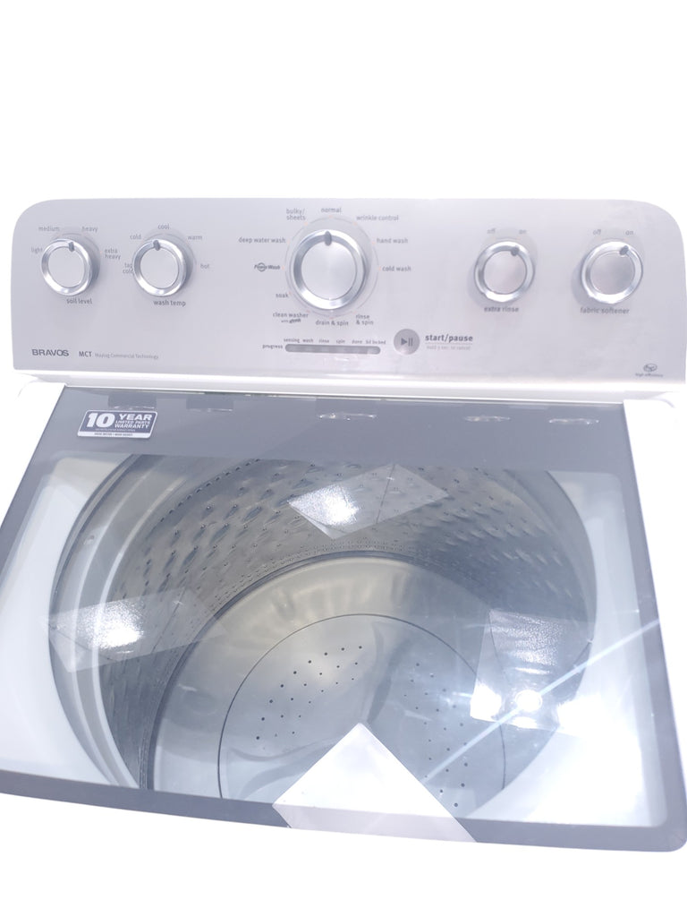 Pictures of Neu Elite Maytag Bravos High Capacity 4.3 cu. ft. Impeller Top Load HE Washing Machine With Extra Water Cycle / Option - Certified Refurbished - Neu Appliance Outlet - Discount Appliance Outlet in Austin, Tx