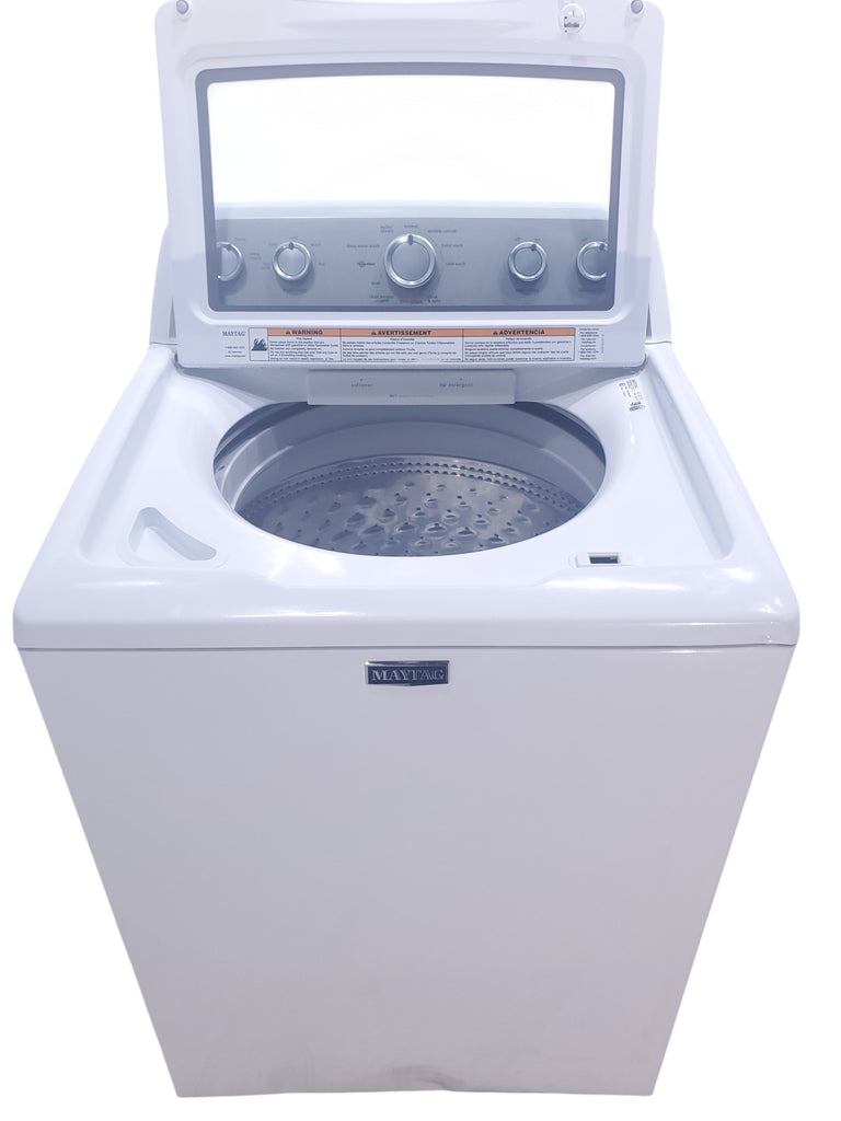 Pictures of Neu Elite Maytag Bravos High Capacity Impeller Washer & Electric Dryer Set: 4.3 cu. ft. High Capacity Impeller Washer With Extra Water Cycle / Option & 7.0 cu. ft. Electric 220v Dryer With Auto Sensor Dry  - Certified Refurbished - Neu Appliance Outlet - Discount Appliance Outlet in Austin, Tx