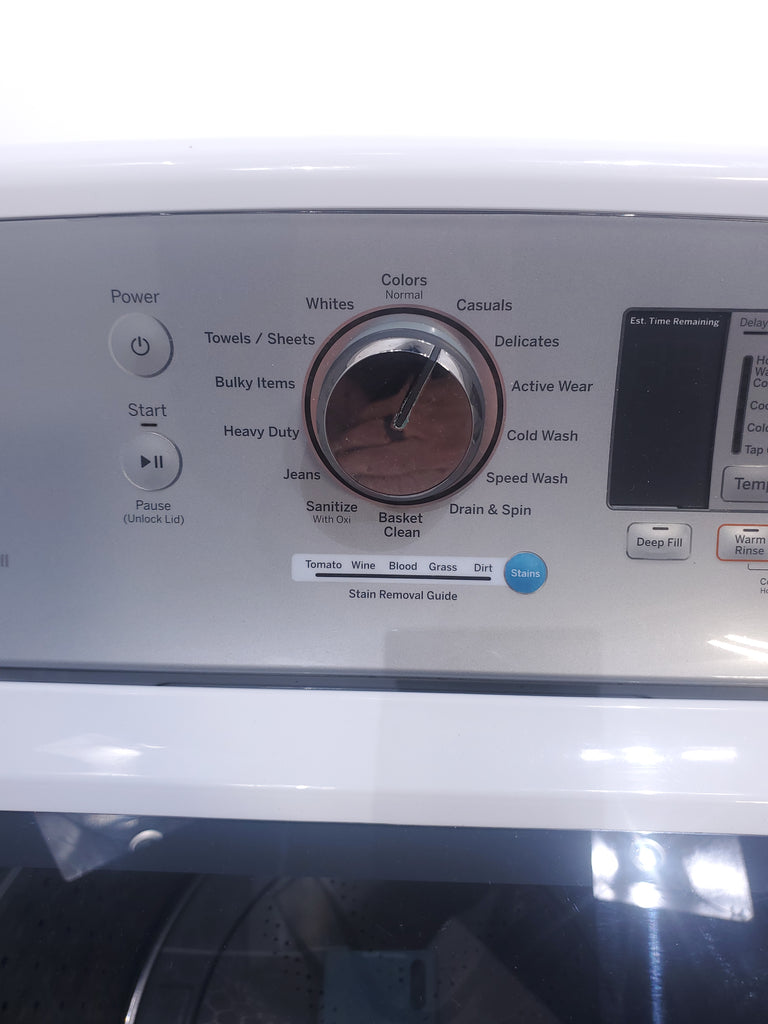 Pictures of Neu Elite GE High Capacity Impeller Washer & Electric Dryer Set: 4.6 cu. ft. High Capacity Impeller Washer With Extra Water Cycle / Option & 7.4 cu. ft. Electric 220v Dryer With Auto Sensor Dry - Certified Refurbished - Neu Appliance Outlet - Discount Appliance Outlet in Austin, Tx