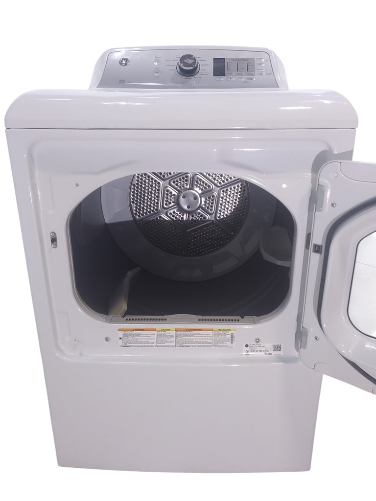 Pictures of GE White Top Load 4.0 Cu. Ft. Capacity Washer with Stainless Steel Wash Basket GTW325ASWWW - New in Box and GE ENERGY STAR 7.4 cu. ft. Capacity Aluminized Alloy Drum Electric Dryer with Sensor Dry 15035 - GTD65EBSJWS - Certified Refurbished - Neu Appliance Outlet - Discount Appliance Outlet in Austin, Tx