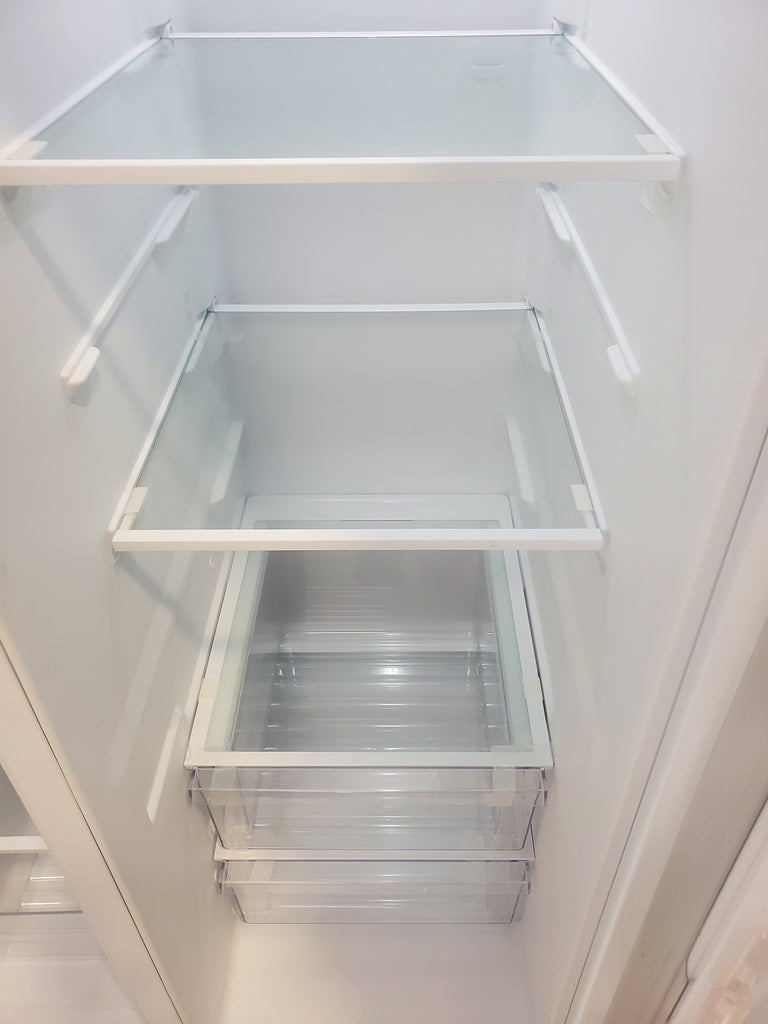 Pictures of 36 1/8" Wide White Frigidaire 25.6 cu. ft. Side by Side Refrigerator with Exterior Ice and Water Dispenser - Scratch and Dent - Minor - Neu Appliance Outlet - Discount Appliance Outlet in Austin, Tx