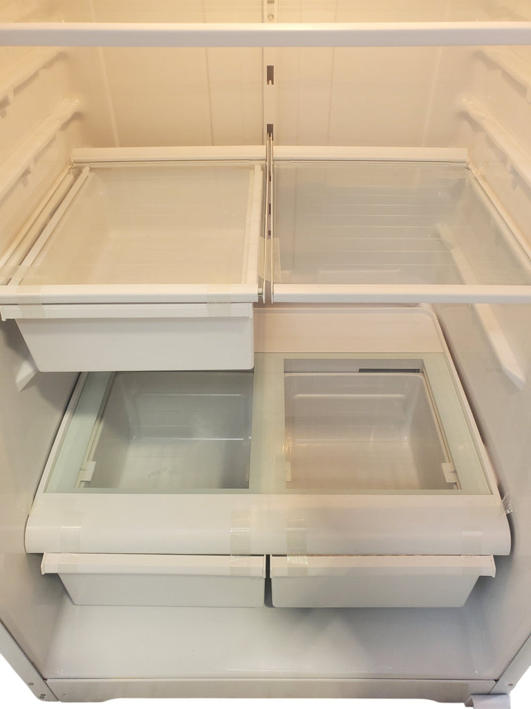 Pictures of 28" Wide GE® White ENERGY STAR® 18.1 Cu. Ft. Top-Freezer Refrigerator with Adjustable Shelves - Certified Refurbished - Neu Appliance Outlet - Discount Appliance Outlet in Austin, Tx