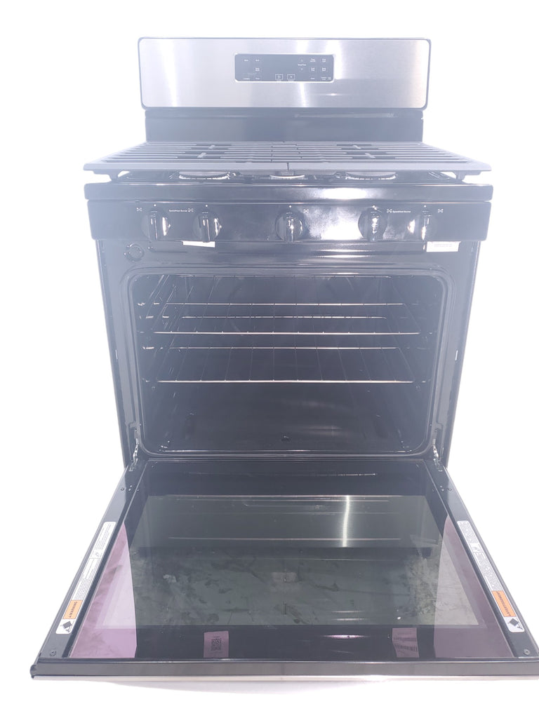 Pictures of Whirlpool Stainless Steel 30" 5.1 Cu. Ft. Freestanding Gas Range with Edge to Edge Cooktop - Scratch & Dent - Minor - Neu Appliance Outlet - Discount Appliance Outlet in Austin, Tx
