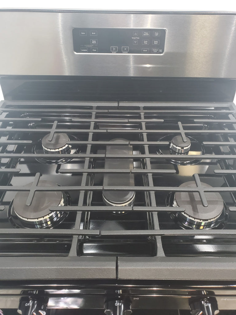 Pictures of Whirlpool Stainless Steel 30" 5.1 Cu. Ft. Freestanding Gas Range with Edge to Edge Cooktop - Scratch & Dent - Minor - Neu Appliance Outlet - Discount Appliance Outlet in Austin, Tx