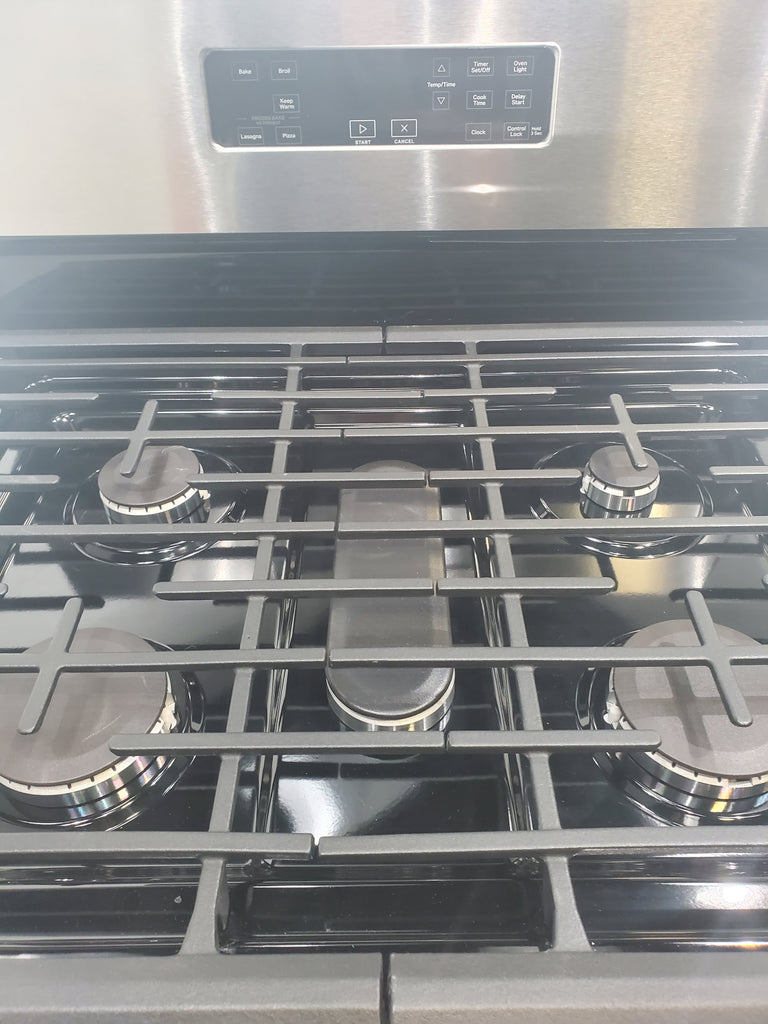 Pictures of Whirlpool Stainless Steel 30" 5.1 Cu. Ft. Freestanding Gas Range with Edge to Edge Cooktop - Scratch & Dent - Minor - Neu Appliance Outlet - Discount Appliance Outlet in Austin, Tx