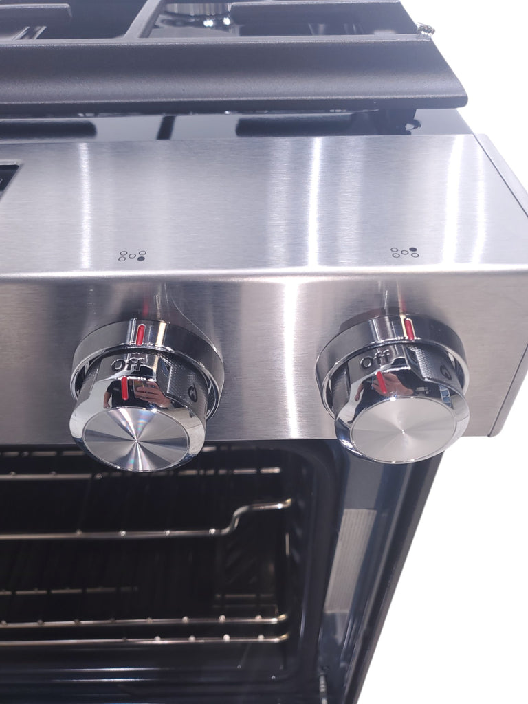 Pictures of KitchenAid  Stainless Steel Convection 30" 5 Burner Slide-in Gas Range with Even-Heat™ True Convection and Steam Rack - Open Box - Neu Appliance Outlet - Discount Appliance Outlet in Austin, Tx