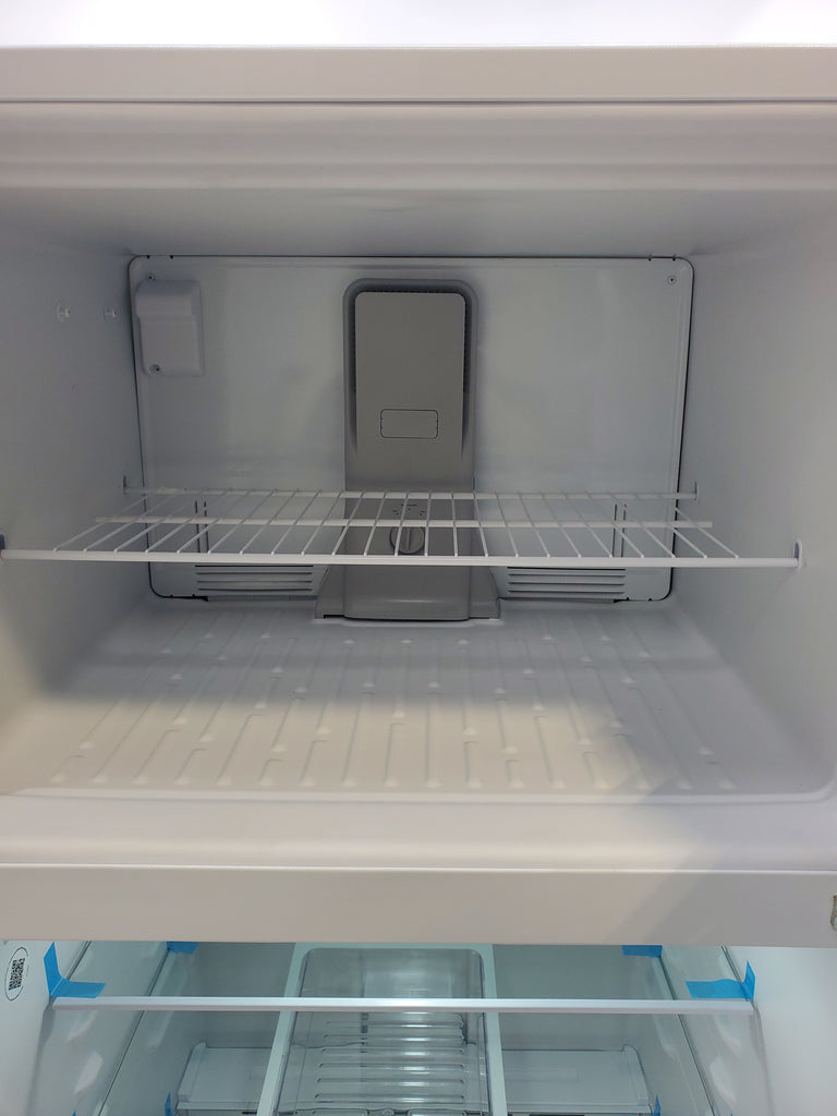 Pictures of 33" Wide Whirlpool Top Freezer 20.5 cu ft Refrigerator with Ice Maker and Frameless Glass Shelves and Flexi-Slide Bin - Scratch & Dent - Minor - Neu Appliance Outlet - Discount Appliance Outlet in Austin, Tx