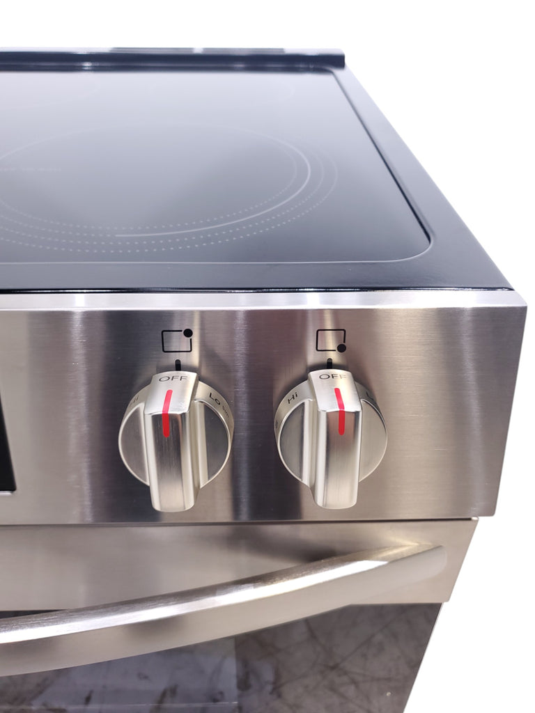 Pictures of Frigidaire Stainless Steel 30" Slide In Electric Range with Steam Clean, 5 Cooktop Elements and Front Controls - Scratch & Dent - Minor - Neu Appliance Outlet - Discount Appliance Outlet in Austin, Tx