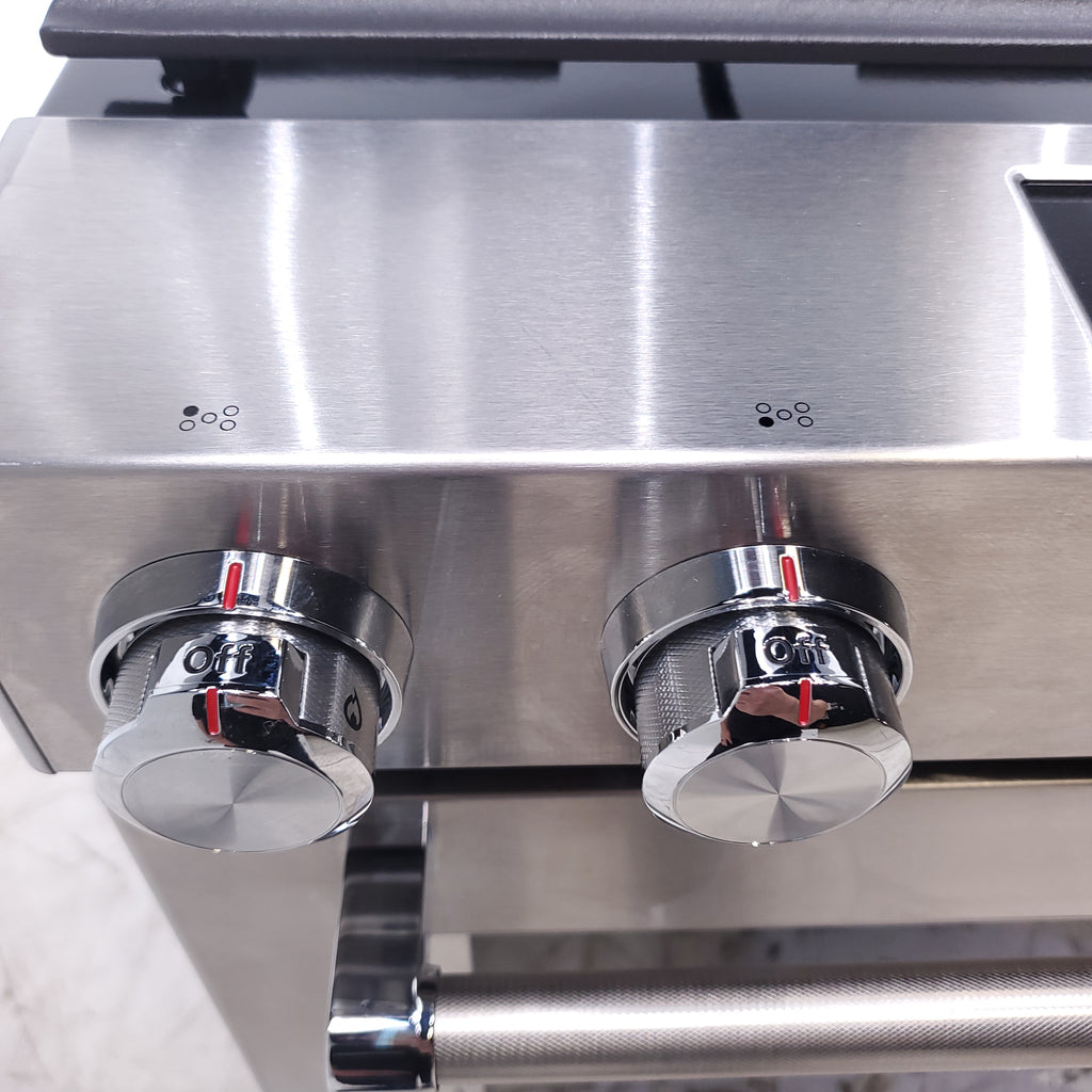 Pictures of KitchenAid  Stainless Steel Convection 30" 5 Burner Slide-in Gas Range with Even-Heat™ True Convection and Steam Rack - Open Box - Neu Appliance Outlet - Discount Appliance Outlet in Austin, Tx