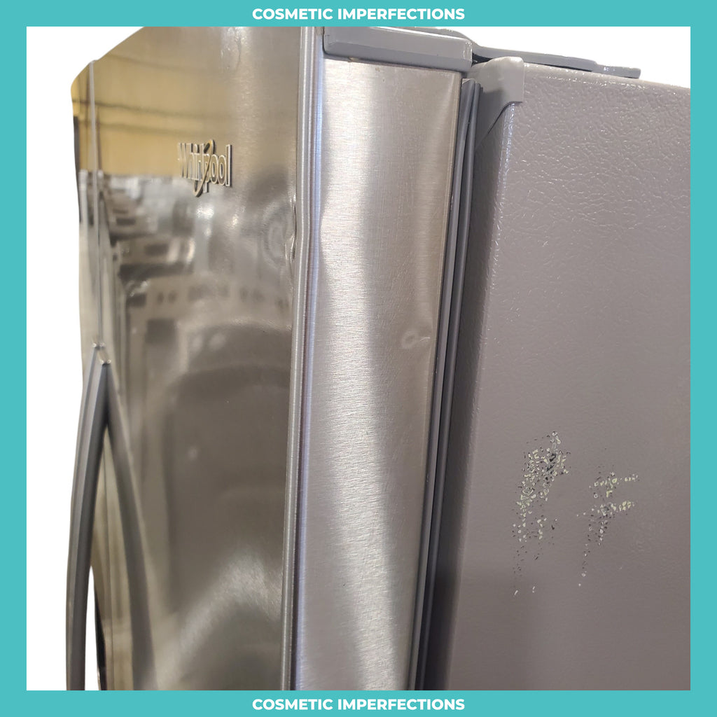 Pictures of Fingerprint-Resistant Stainless Steel Whirlpool 24.5 cu. ft. Side by Side Refrigerator with In Door Ice and Water Dispenser - Certified Refurbished - Neu Appliance Outlet - Discount Appliance Outlet in Austin, Tx