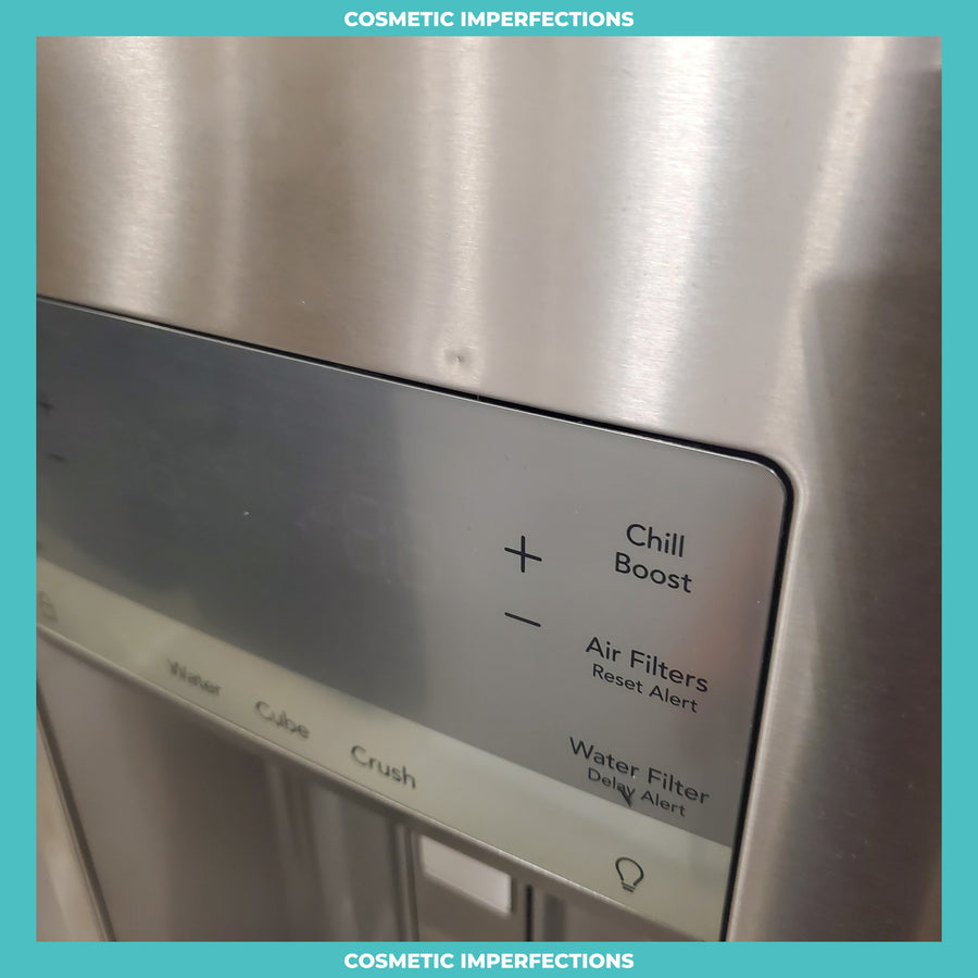 Counter-Depth Smudge-Proof Stainless Steel ENERGY STAR Frigidaire Gallery 21.5 cu. ft 4 Door French Door Refrigerator with OpenAccess Door - Scratch & Dent - Moderate