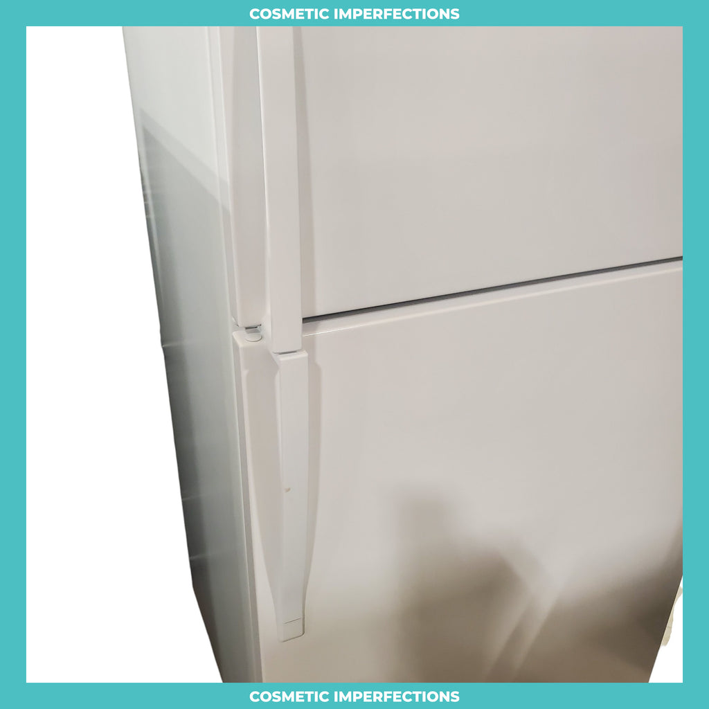 Pictures of 33" Wide Whirlpool Top Freezer 20.5 cu ft Refrigerator with Ice Maker and Frameless Glass Shelves and Flexi-Slide Bin - Scratch & Dent - Minor - Neu Appliance Outlet - Discount Appliance Outlet in Austin, Tx