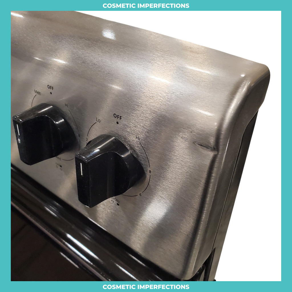 Pictures of Stainless Steel Whirlpool 5.3 cu. ft. 5 Heating Element Freestanding Electric Range with FlexHeat Dual Radiant Element and Frozen Bake Technology- Certified Refurbished - Neu Appliance Outlet - Discount Appliance Outlet in Austin, Tx