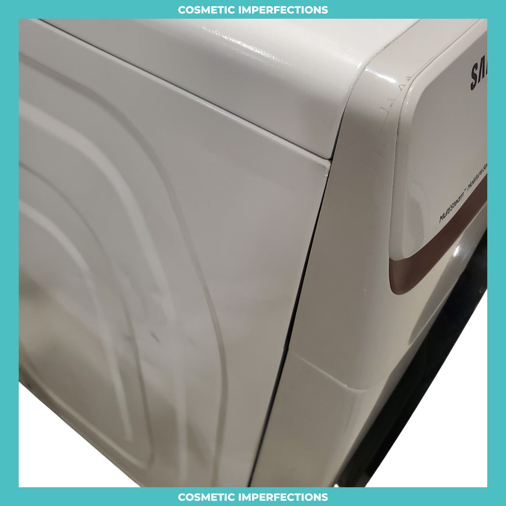 Pictures of Ivory ENERGY STAR Samsung 7.5 cu. ft. Frontload Electric Dryer with Steam - Scratch & Dent - Minor - Neu Appliance Outlet - Discount Appliance Outlet in Austin, Tx