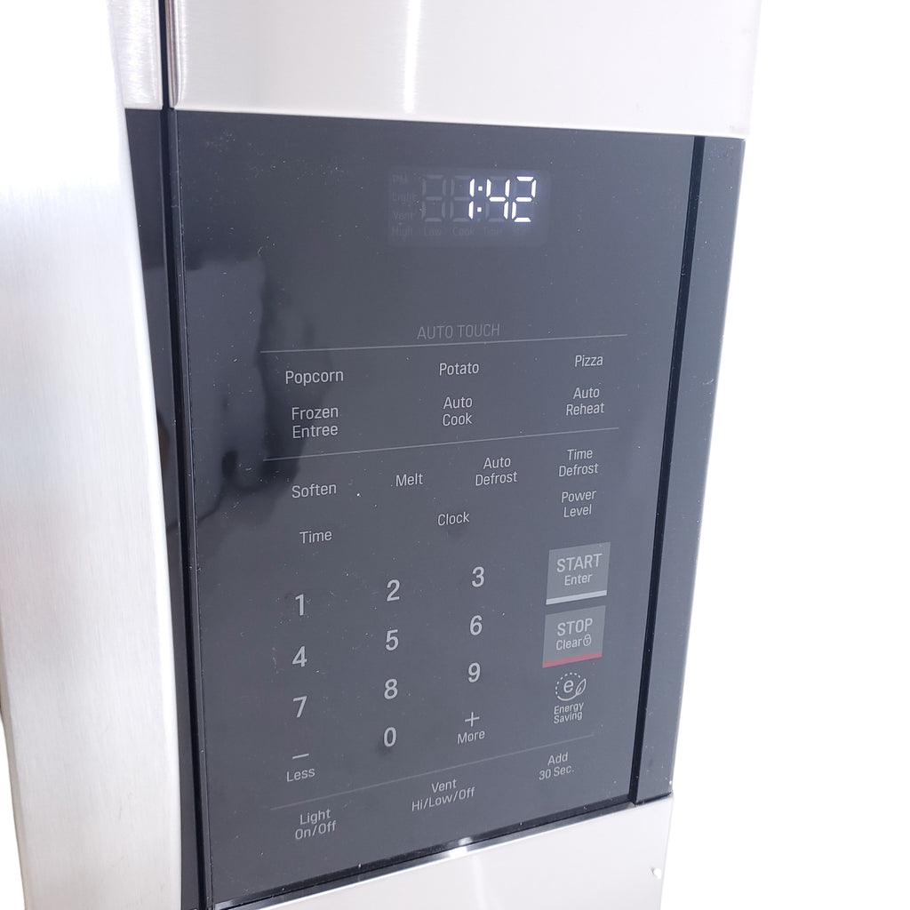 Pictures of LG Stainless Steel EasyClean 1.7-cu ft 1000-Watt 29.88-in Over-the-Range Microwave with Sensor Cooking - Open Box - Neu Appliance Outlet - Discount Appliance Outlet in Austin, Tx