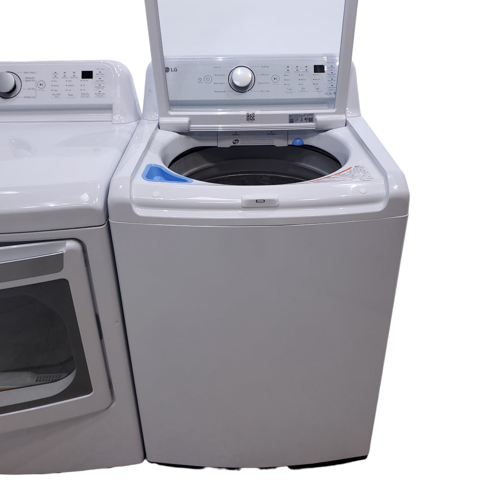 Pictures of LG 5.0 cu. ft. Mega Capacity ENERGY STAR Top Load Washer with TurboDrum Technology and ENERGY STAR LG 7.3 cu. ft. Ultra Large Capacity Gas Dryer with Aluminized Alloy Steel Drum- Open Box - Neu Appliance Outlet - Discount Appliance Outlet in Austin, Tx