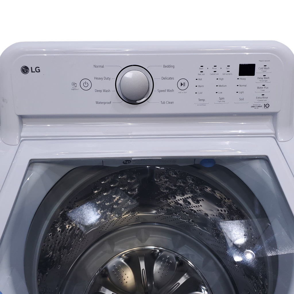 Pictures of LG 5.0 cu. ft. Mega Capacity ENERGY STAR Top Load Washer with TurboDrum Technology and ENERGY STAR LG 7.3 cu. ft. Ultra Large Capacity Gas Dryer with Aluminized Alloy Steel Drum- Open Box - Neu Appliance Outlet - Discount Appliance Outlet in Austin, Tx