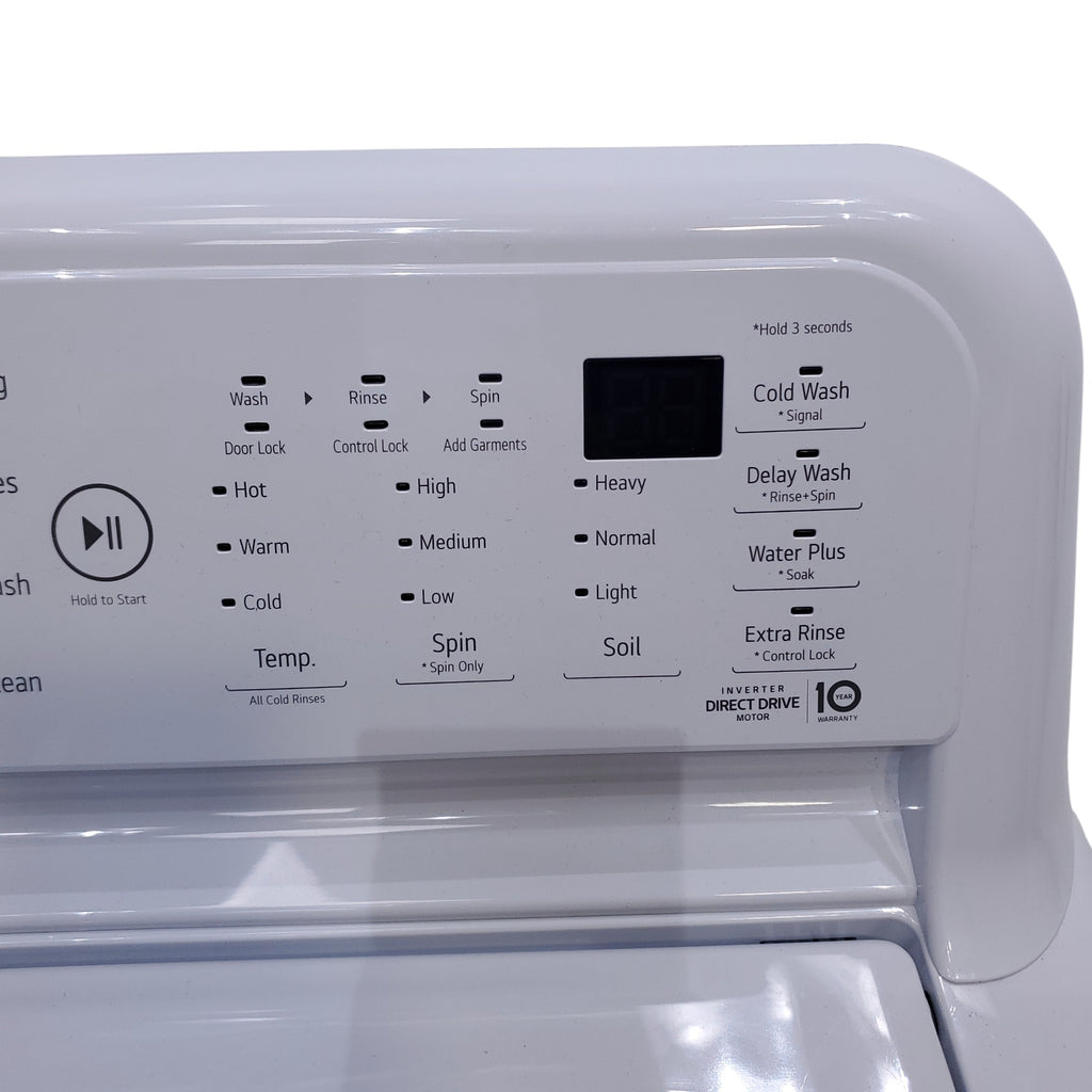 Pictures of LG 5.0 cu. ft. Mega Capacity ENERGY STAR Top Load Washer with TurboDrum Technology and ENERGY STAR LG 7.3 cu. ft. Ultra Large Capacity Gas Dryer with Aluminized Alloy Steel Drum- Open Box - Neu Appliance Outlet - Discount Appliance Outlet in Austin, Tx