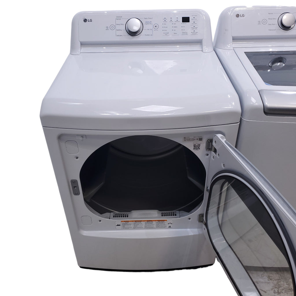 Pictures of LG 5.0 cu. ft. Mega Capacity ENERGY STAR Top Load Washer with TurboDrum Technology and ENERGY STAR LG 7.3 cu. ft. Ultra Large Capacity Gas Dryer with Aluminized Alloy Steel Drum- Open Box - Neu Appliance Outlet - Discount Appliance Outlet in Austin, Tx