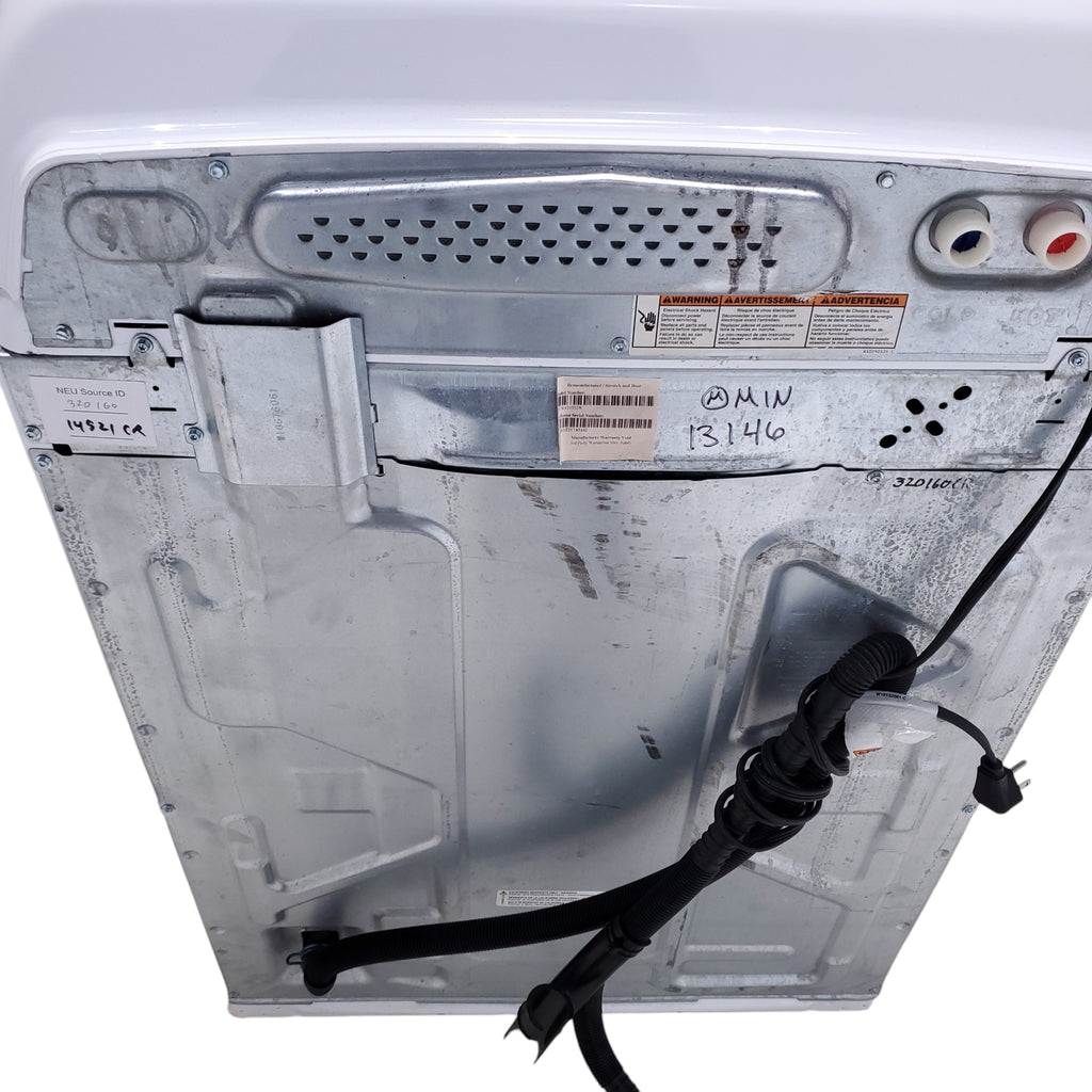 Maytag 4.5 cu. ft. Capacity Top Load Washer with Power™ Agitator and Deep Fill MVW4505MW - Certified Refurbished and Maytag 7.0 cu. ft. Capacity Top Load Electric Wrinkle Prevent Dryer 16057 - MED4500MW - Scratch & Dent (Minor)