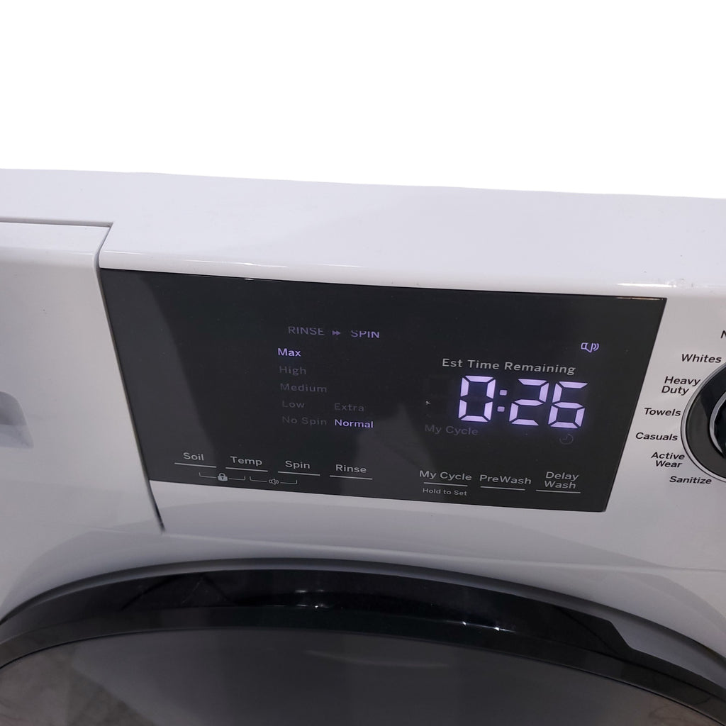 Pictures of Compact 24 in. Wide GE ENERGY STAR 2.4 cu. ft. Front Load Steam Washing Machine with 1400 RPM Spin Speed - Scratch & Dent - Minor - Neu Appliance Outlet - Discount Appliance Outlet in Austin, Tx