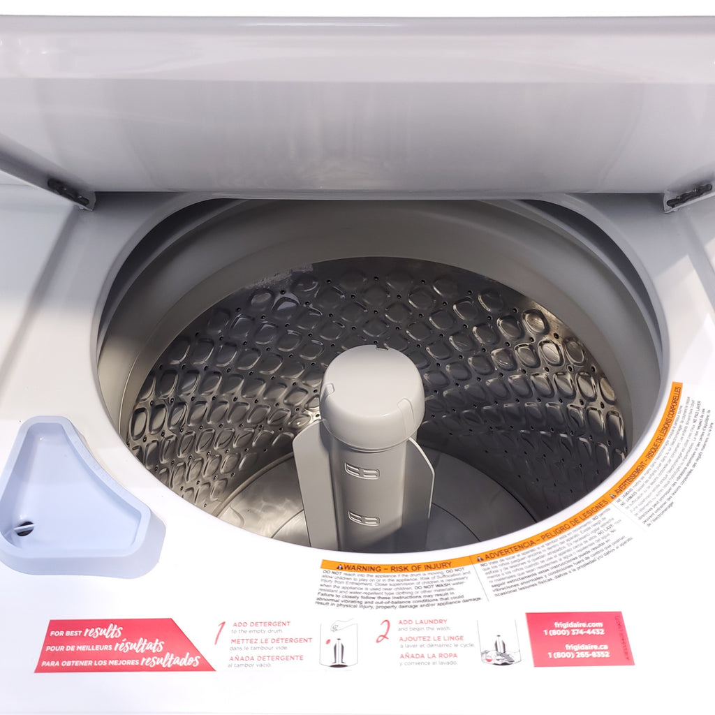 Pictures of Frigidaire Stacked Laundry Center with 3.9 cu ft Capacity Washer and 5.6 cu ft Electric Dryer with Maxfill Option- Scratch & Dent - Minor - Neu Appliance Outlet - Discount Appliance Outlet in Austin, Tx