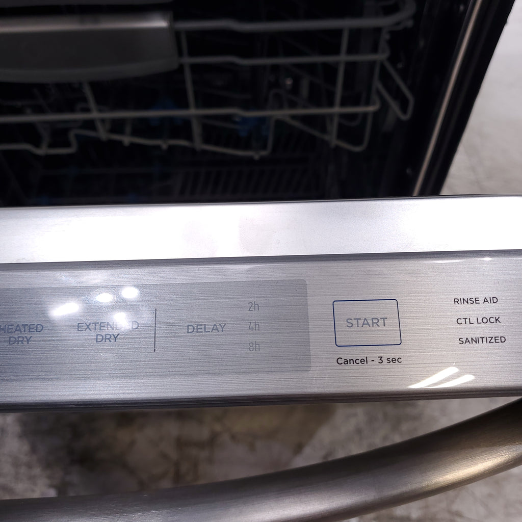 Pictures of Anti-Fingerprint Stainless Steel ENERGY STAR Midea 24 in. Top Control Dishwasher with 3rd Rack - Scratch & Dent - Moderate - Neu Appliance Outlet - Discount Appliance Outlet in Austin, Tx