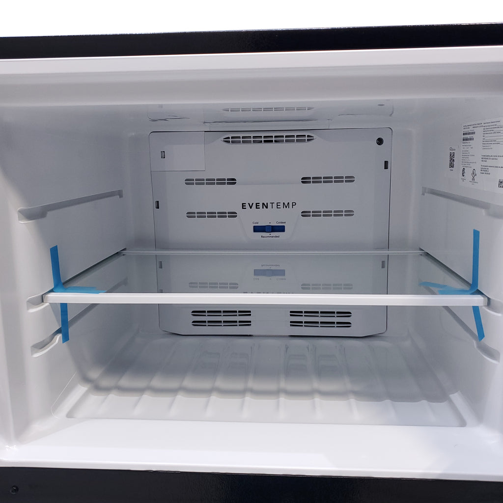 Pictures of Black Frigidaire 18.3 cu. ft. Top Freezer Refrigerator with Even Temp Cooling System - Scratch & Dent - Minor - Neu Appliance Outlet - Discount Appliance Outlet in Austin, Tx