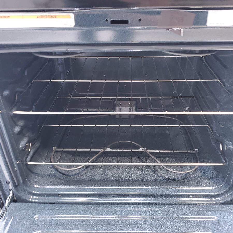 Whirlpool Black Stainless 30-inch Electric Range with Steam Clean with 2 FlexHeat™ Dual Radiant Elements - Open Box