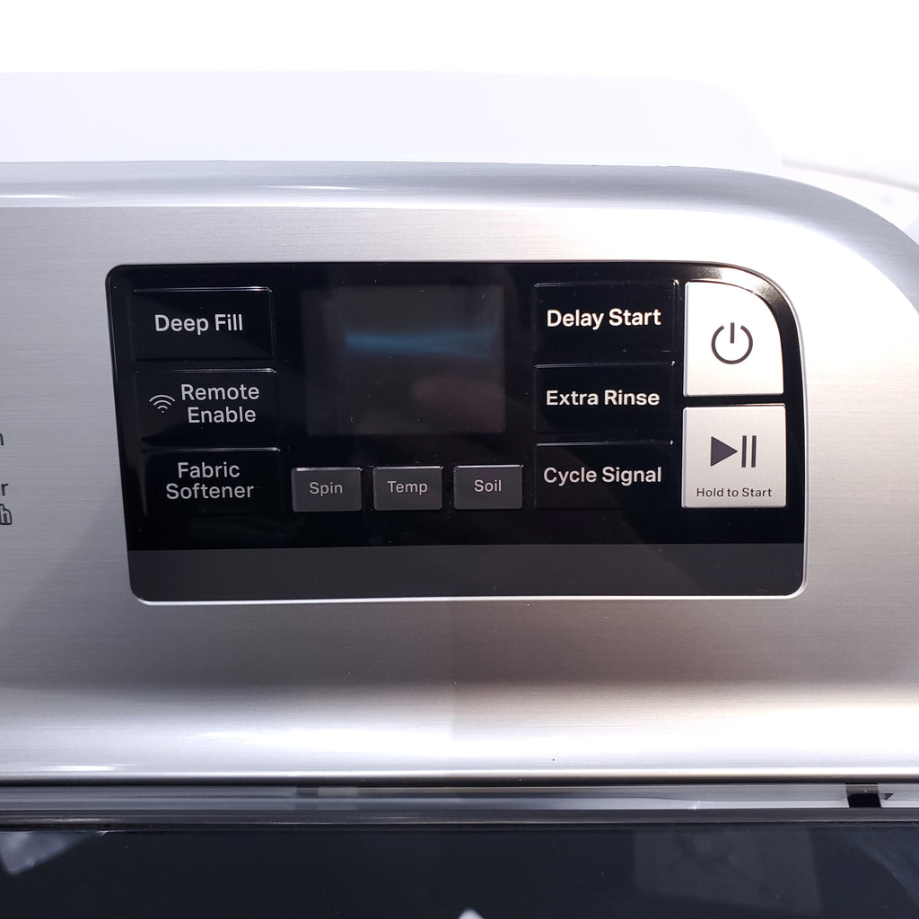 Pictures of Maytag 4.7 cu. ft. Smart Top Load Washing Machine with Extra Power Button and Deep Fill option and Maytag Smart 7.4 cu ft ENERGY STAR STEAM Gas Dryer with Extra Power Button and Advanced Moisture Sensing - Scratch & Dent - Minor - Neu Appliance Outlet - Discount Appliance Outlet in Austin, Tx