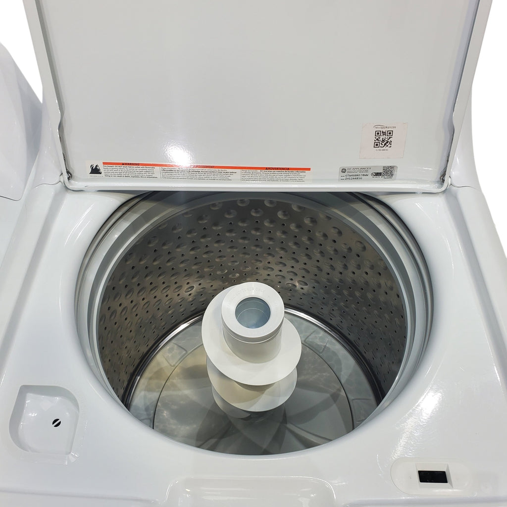 Pictures of Neu Select GE High Capacity Agitator Washer & Electric Dryer Set: 4.2 cu. ft. High Capacity Agitator Washer With Extra Water Cycle / Option & 7.2 cu. ft. Electric 220v Dryer With Auto Sensor Dry - Certified Refurbished - Neu Appliance Outlet - Discount Appliance Outlet in Austin, Tx