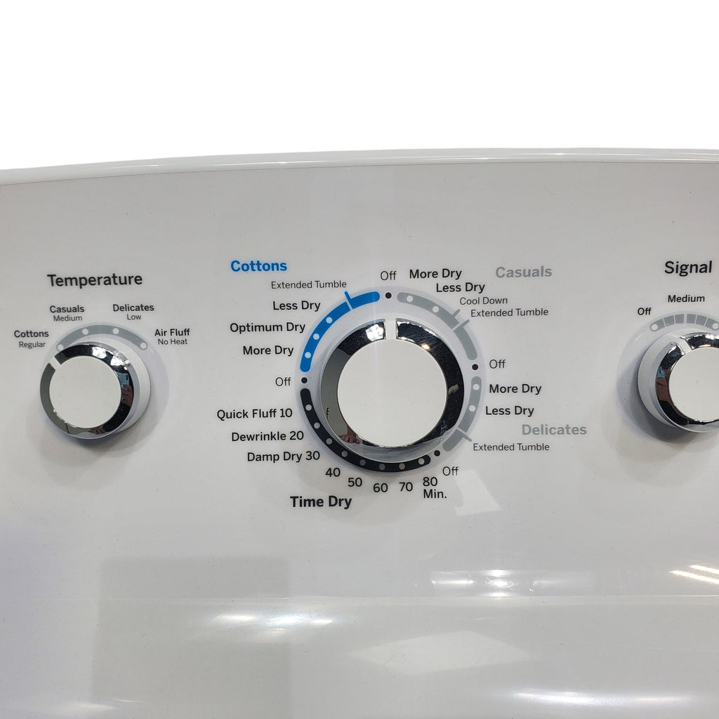 Pictures of Neu Select GE High Capacity Agitator Washer & Electric Dryer Set: 4.2 cu. ft. High Capacity Agitator Washer With Extra Water Cycle / Option & 7.2 cu. ft. Electric 220v Dryer With Auto Sensor Dry - Certified Refurbished - Neu Appliance Outlet - Discount Appliance Outlet in Austin, Tx