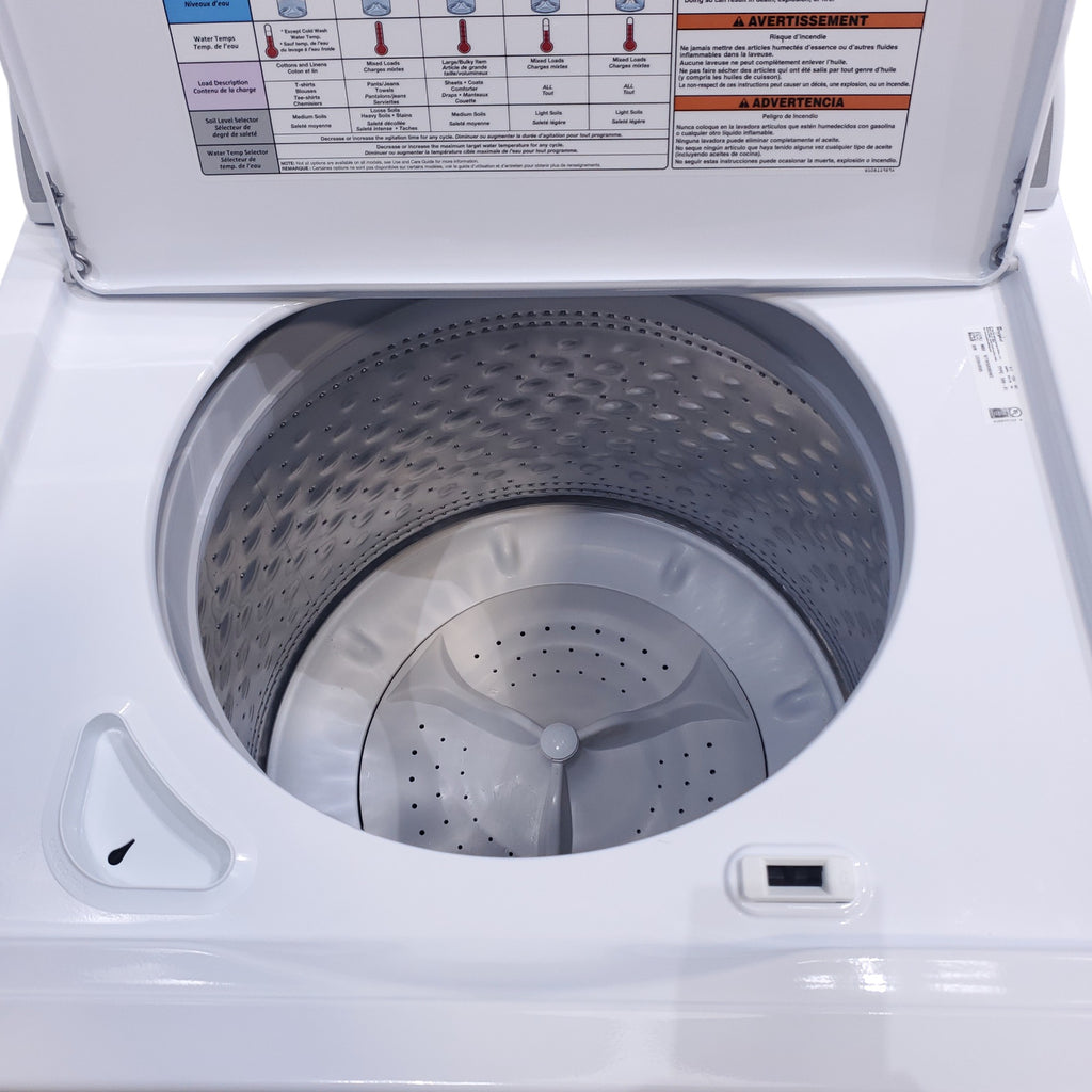 Pictures of Neu Preferred Whirlpool High Capacity Impeller Washer & Electric Dryer Set: 3.8 cu. ft. High Capacity Impeller Washer With Extra Water Cycle / Option & 7.0 cu. ft. Electric 220v Dryer With Auto Sensor Dry - Certified Refurbished - Neu Appliance Outlet - Discount Appliance Outlet in Austin, Tx