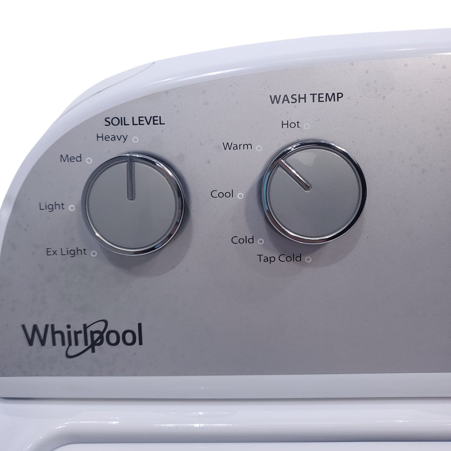 Neu Preferred Whirlpool High Capacity Impeller Washer & Electric Dryer Set: 3.8 cu. ft. High Capacity Impeller Washer With Extra Water Cycle / Option & 7.0 cu. ft. Electric 220v Dryer With Auto Sensor Dry  - Certified Refurbished
