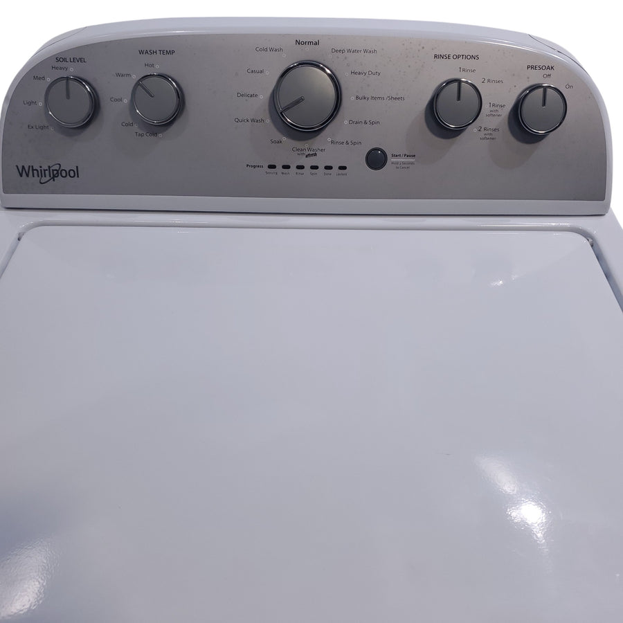 Neu Preferred HE Whirlpool High Capacity 3.8 cu. ft. Impeller Top Load Washing Machine With Extra Water Cycle / Option - Certified Refurbished
