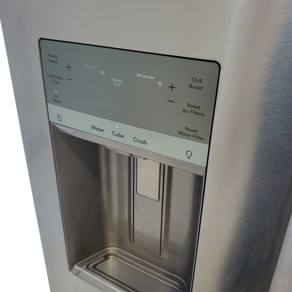 Pictures of Smudge-Proof Stainless Steel ENERGY STAR Frigidaire Gallery 27.8 cu. ft. 3 Door French Door Refrigerator with Dual Ice Maker- Scratch & Dent - Minor - Neu Appliance Outlet - Discount Appliance Outlet in Austin, Tx