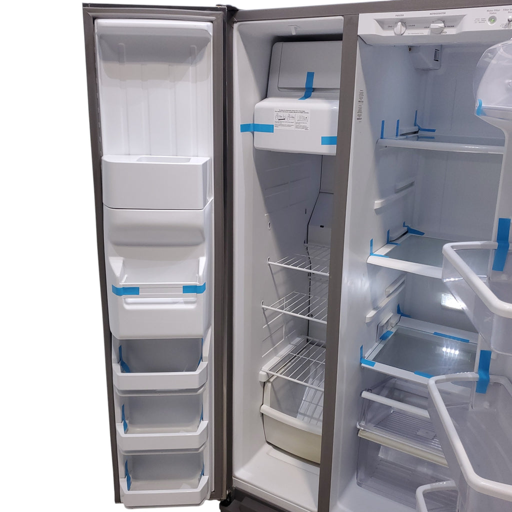 Pictures of Whirlpool Fingerprint Resistant Stainless Steel 36 inch Side by Side Refrigerator with SpillGuard™ Shelves and EveryDrop™ Water Filter - Scratch & Dent - Minor - Neu Appliance Outlet - Discount Appliance Outlet in Austin, Tx