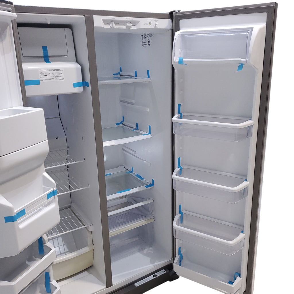 Pictures of Whirlpool Fingerprint Resistant Stainless Steel 36 inch Side by Side Refrigerator with SpillGuard™ Shelves and EveryDrop™ Water Filter - Scratch & Dent - Minor - Neu Appliance Outlet - Discount Appliance Outlet in Austin, Tx