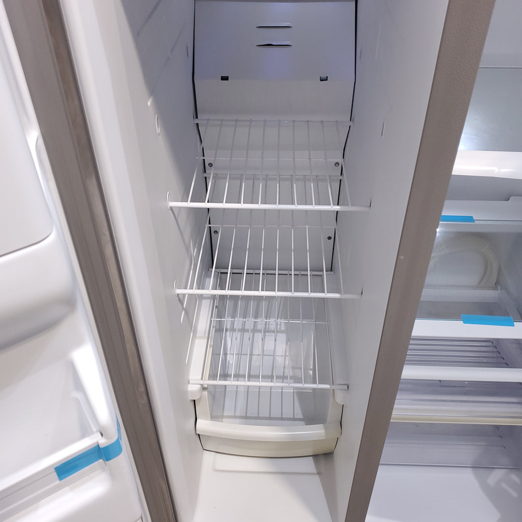 Pictures of Whirlpool Fingerprint Resistant Stainless Steel 36 inch Side by Side Refrigerator with SpillGuard™ Shelves and EveryDrop™ Water Filter - Scratch & Dent - Minor - Neu Appliance Outlet - Discount Appliance Outlet in Austin, Tx