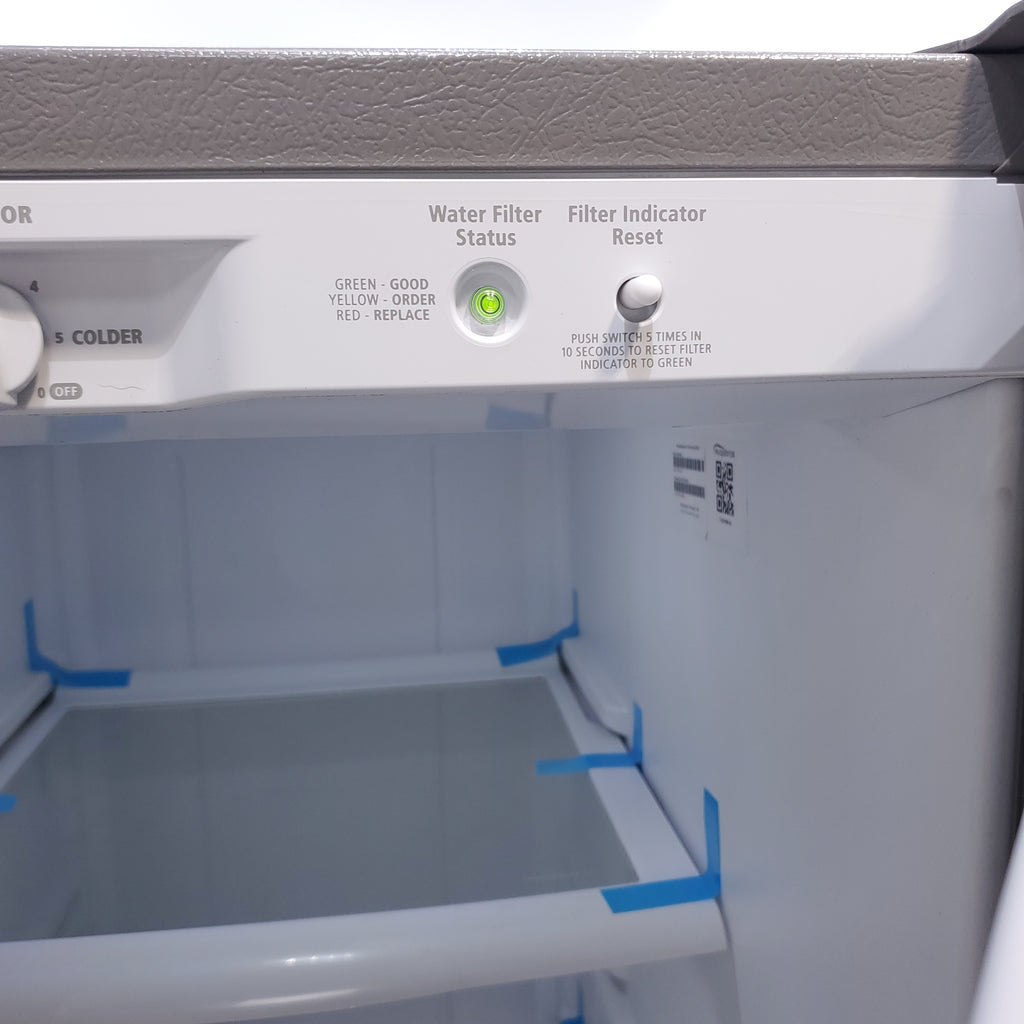 Pictures of Whirlpool Fingerprint Resistant Stainless Steel 36 inch Side by Side Refrigerator with SpillGuard™ Shelves and EveryDrop™ Water Filter - Scratch & Dent - Minor - Neu Appliance Outlet - Discount Appliance Outlet in Austin, Tx